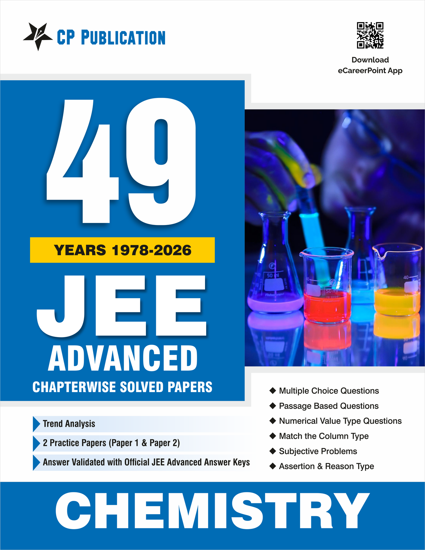 49 Years JEE Advanced Chemistry Chapterwise Solved Papers (1978-2026)