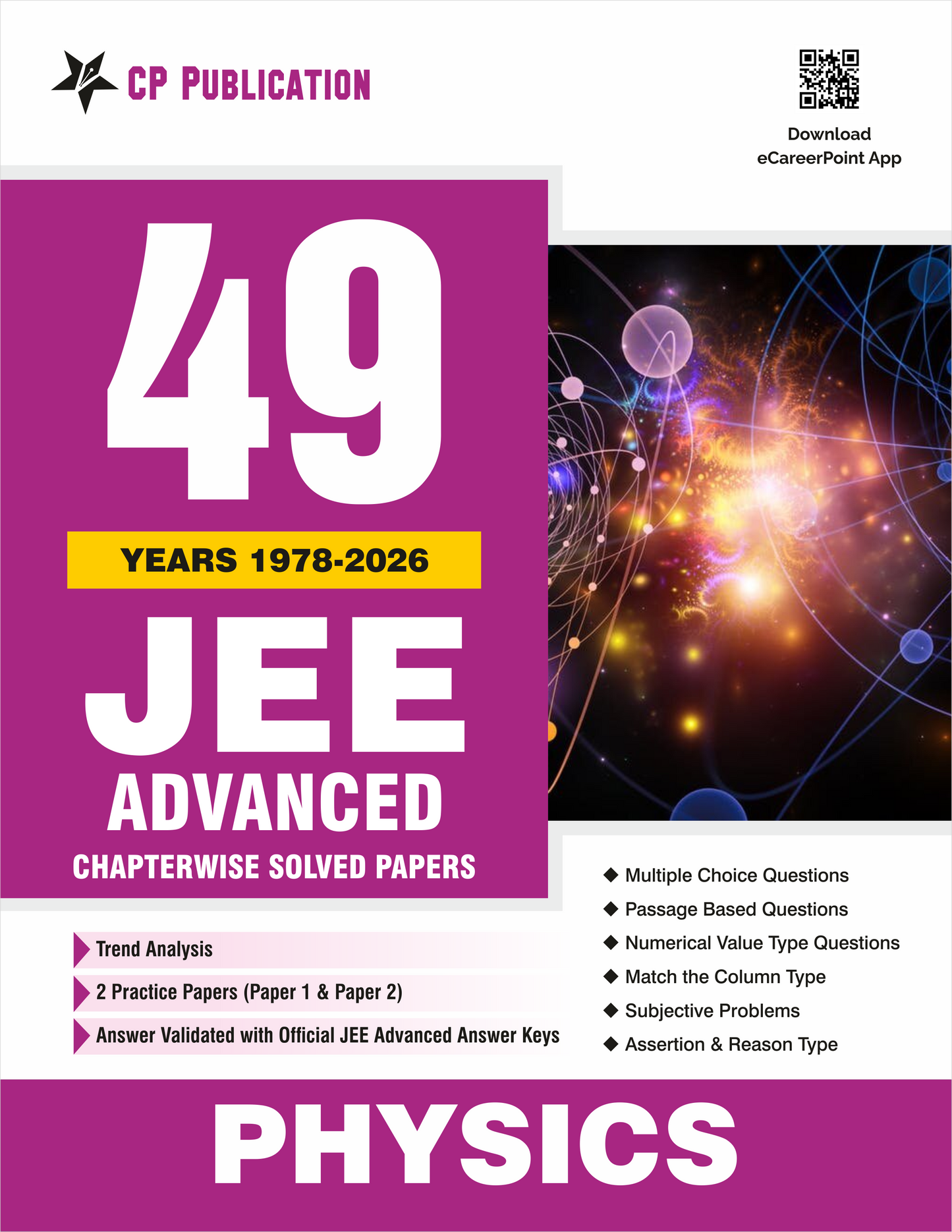 49 Years JEE Advanced Physics Chapterwise Solved Papers (1978-2026)
