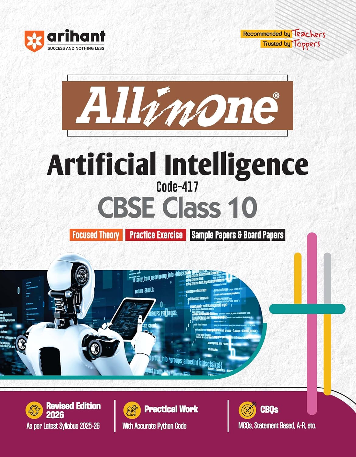 Arihant All in One Artificial Intelligence Class 10 for CBSE Exams 2025-26