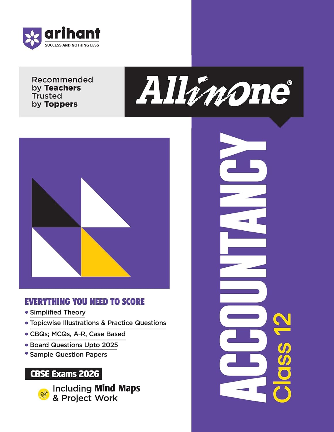 Arihant All in One Accountancy Class 12 for CBSE Exams 2025-26