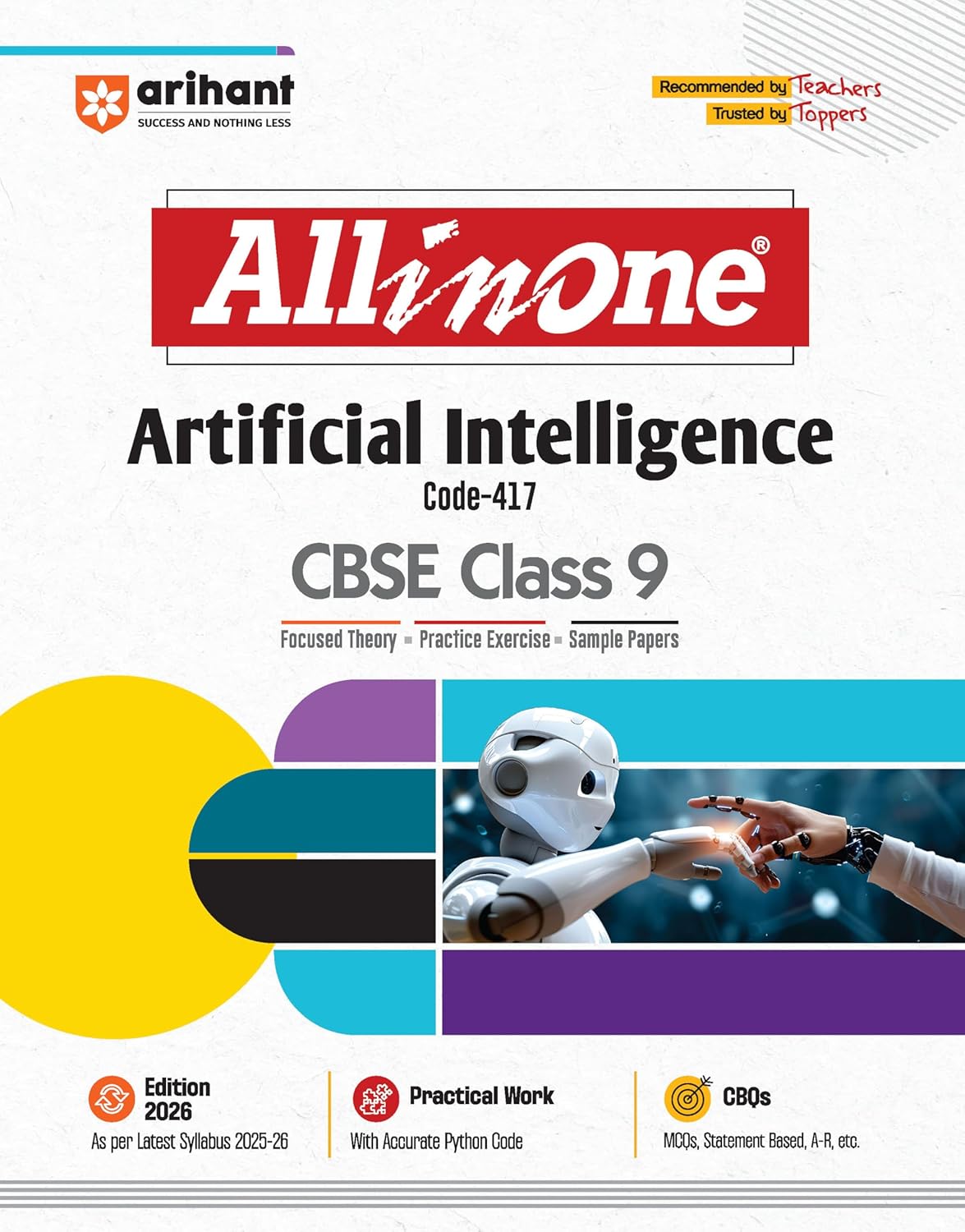 Arihant All in One Artificial Intelligence Class 9 for CBSE Exams 2025-26