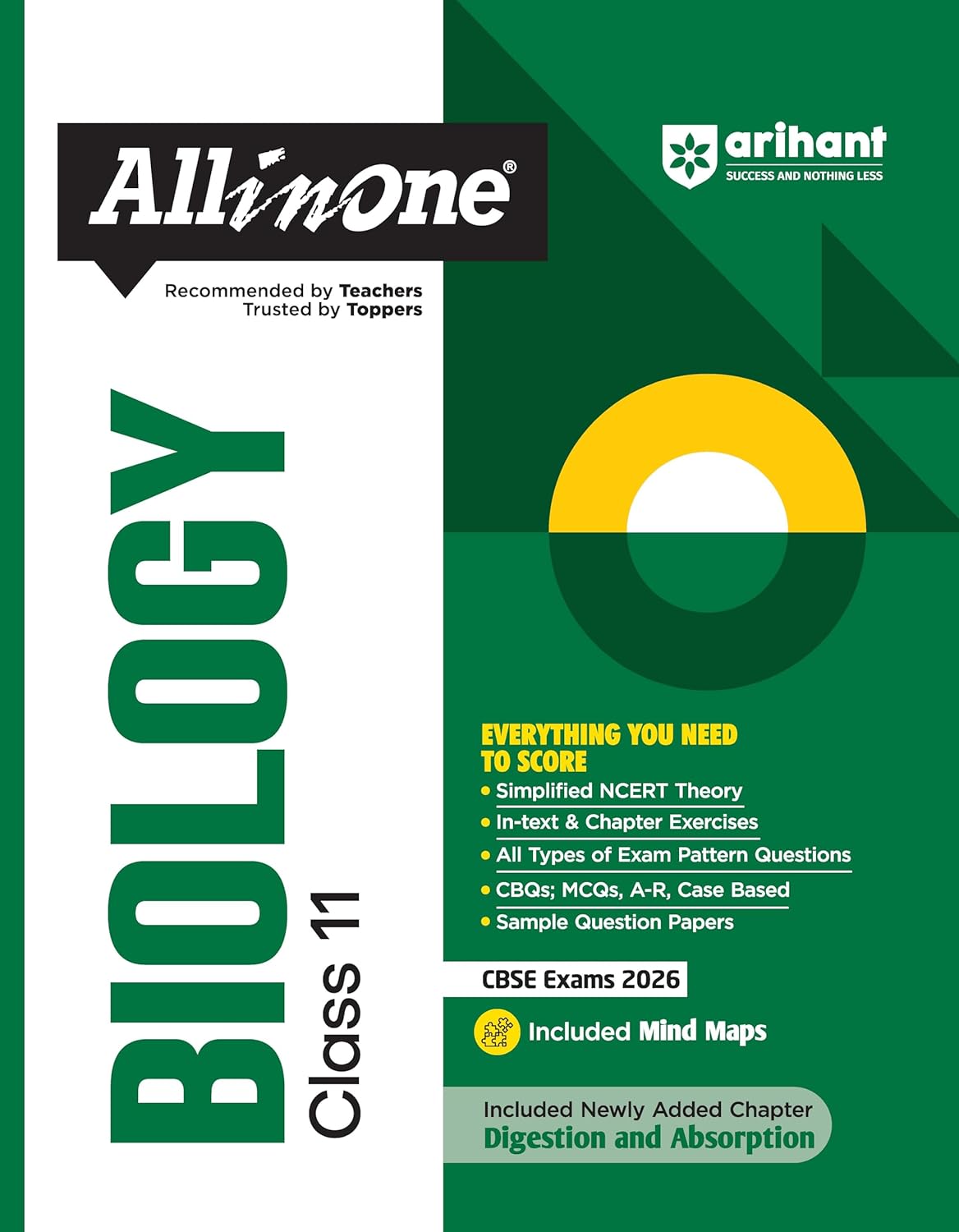 Arihant All in One Biology Class 11 for CBSE Exams 2025-26