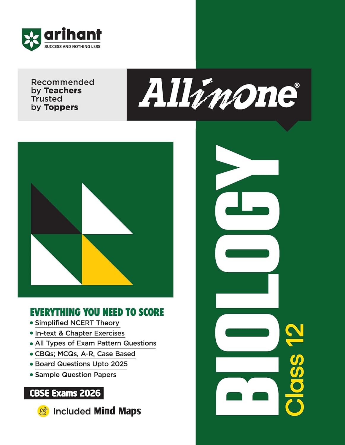 Arihant All in One Biology Class 12 for CBSE Exams 2025-26