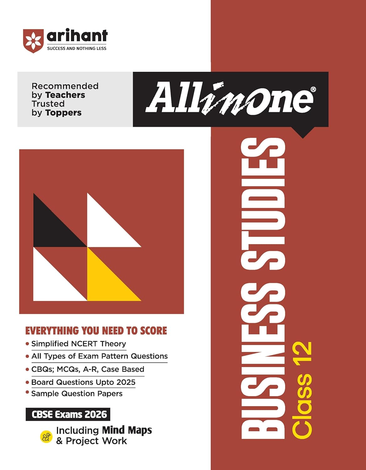 Arihant All in One Business Studies Class 12 for CBSE Exams 2025-26