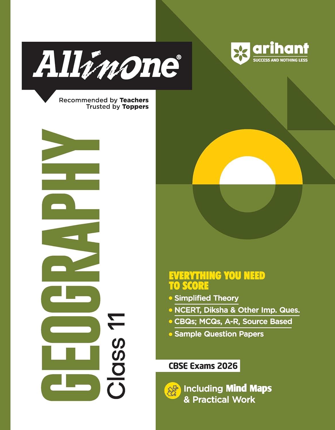 Arihant All in One Geography Class 11 for CBSE Exams 2025-26