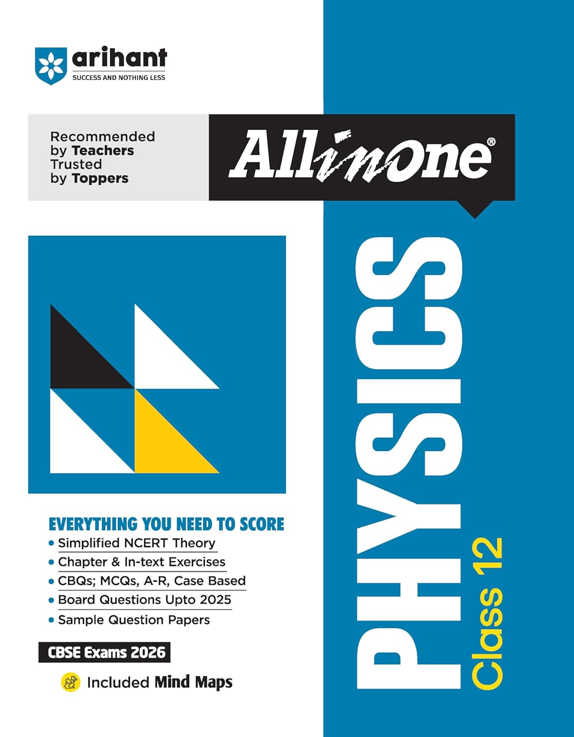 Arihant All in One Physics Class 12 for CBSE Exams 2025-26