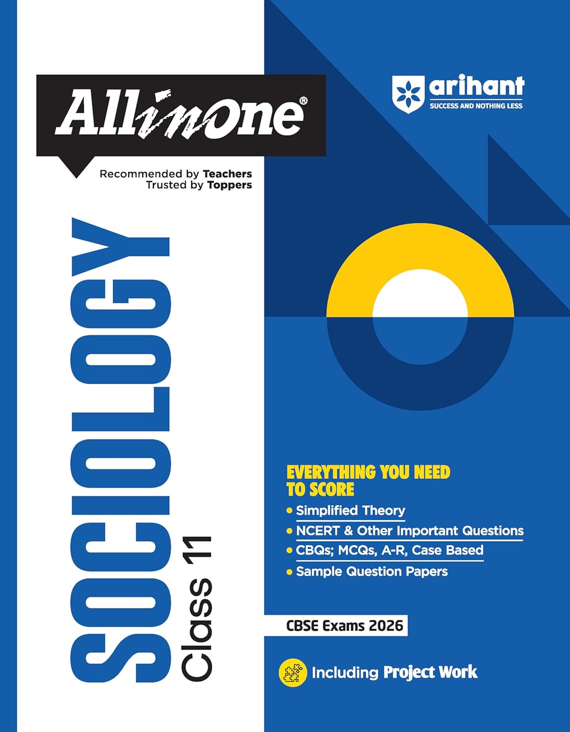 Arihant All in One Sociology Class 11 for CBSE Exams 2025-26