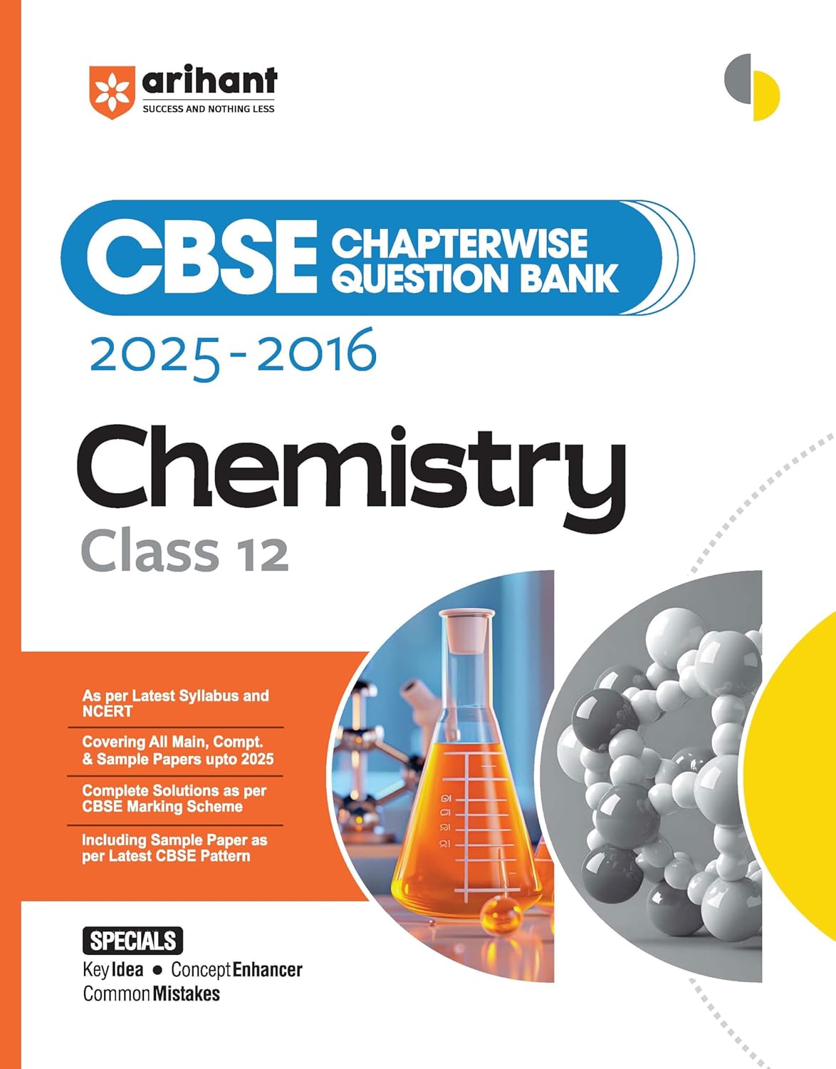 Arihant CBSE Chapterwise Question Bank 2025–2016 for Class 12 Chemistry