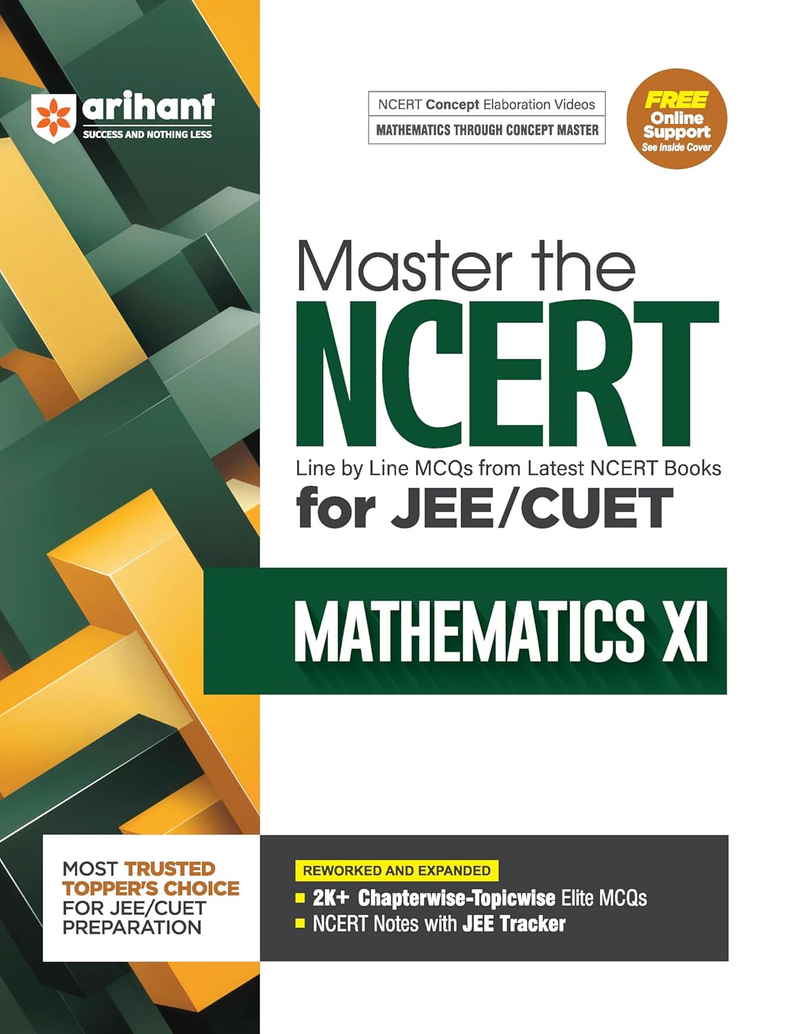 Arihant Master the NCERT Mathematics Class 11 for JEE/CUET 2026