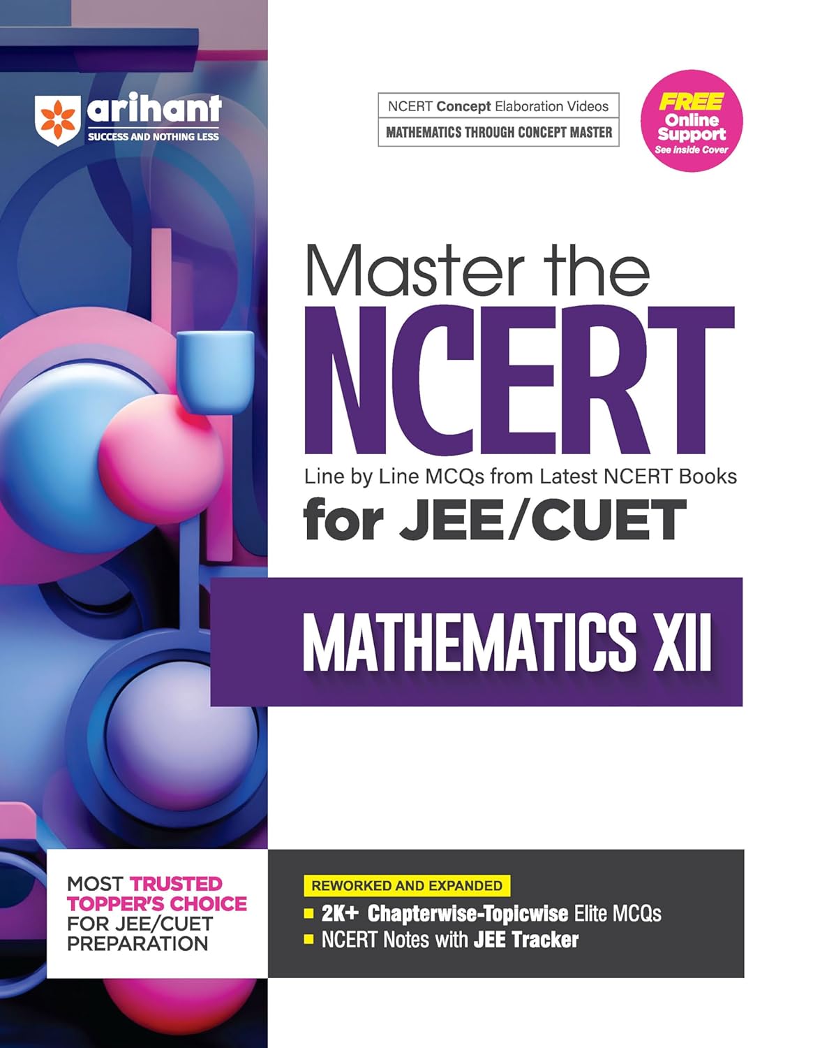 Arihant Master the NCERT Mathematics Class 12 for JEE/CUET 2026