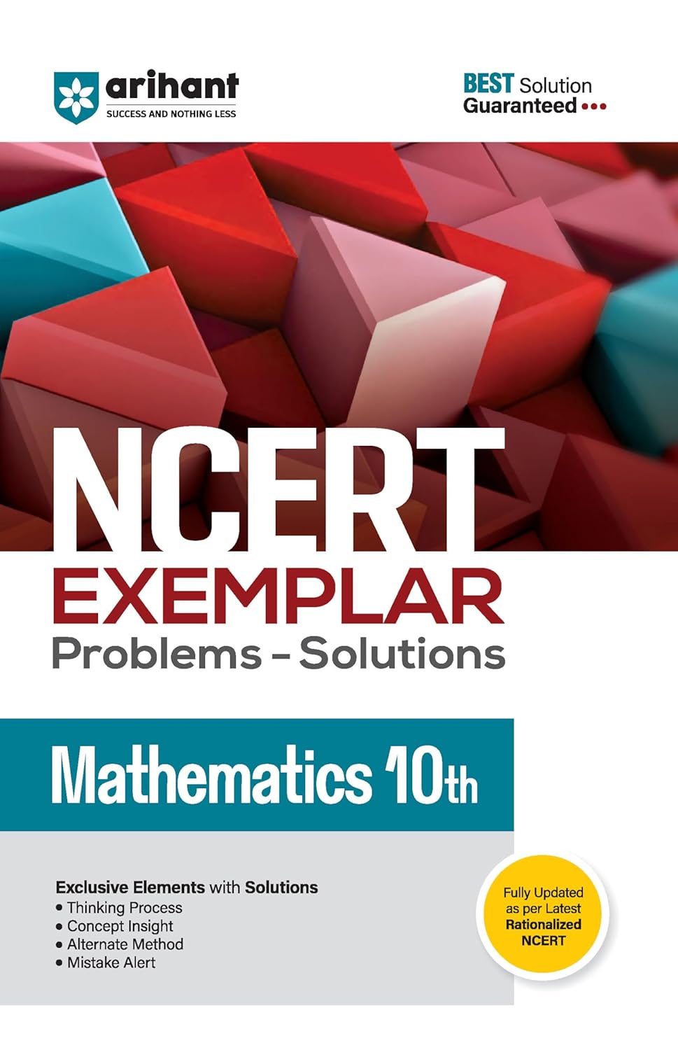 Arihant NCERT Exemplar Mathematics Class 10th For Exam 2025-26