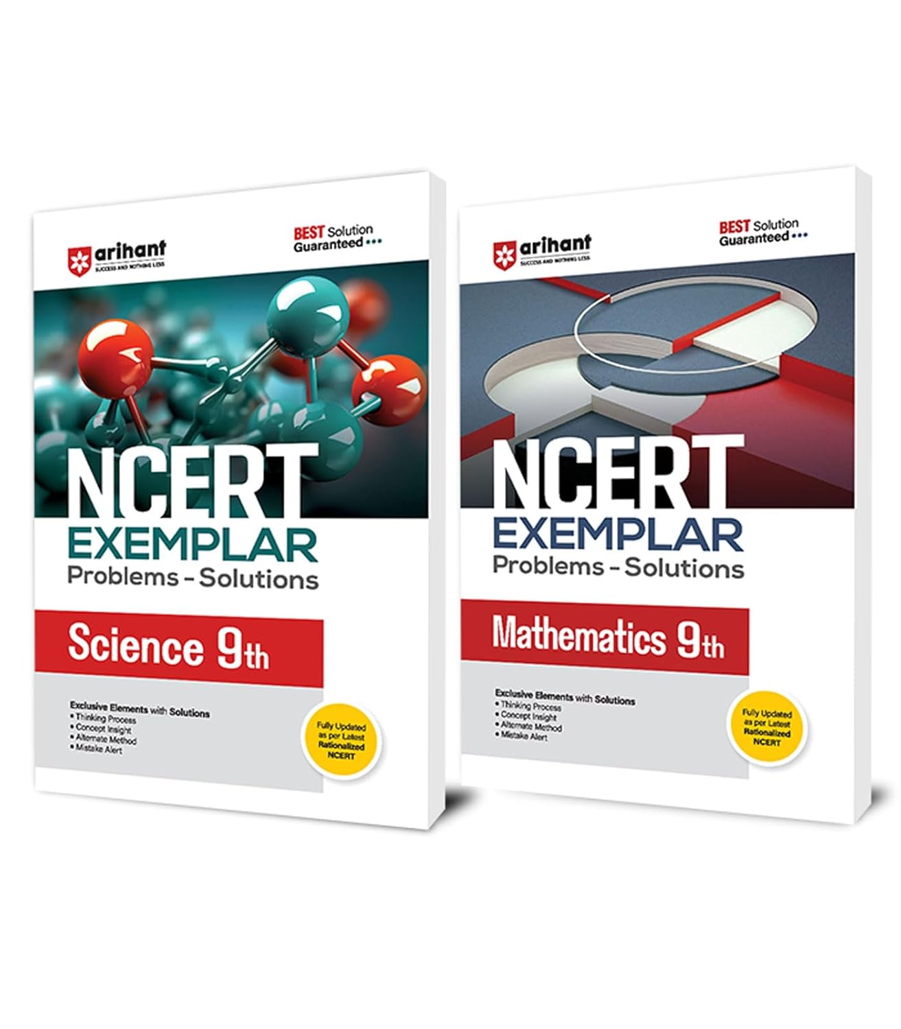 Arihant NCERT Exemplar Science, Math Class 9th For Exam 2025-26