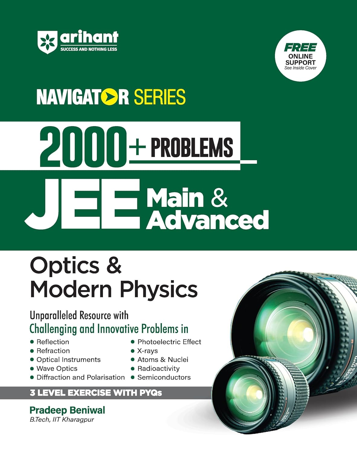 Arihant Navigator Series-Problem Books for JEE Main & Advanced | 2000+ Problems for Optics & Modern Physics | For Exam 2025-26