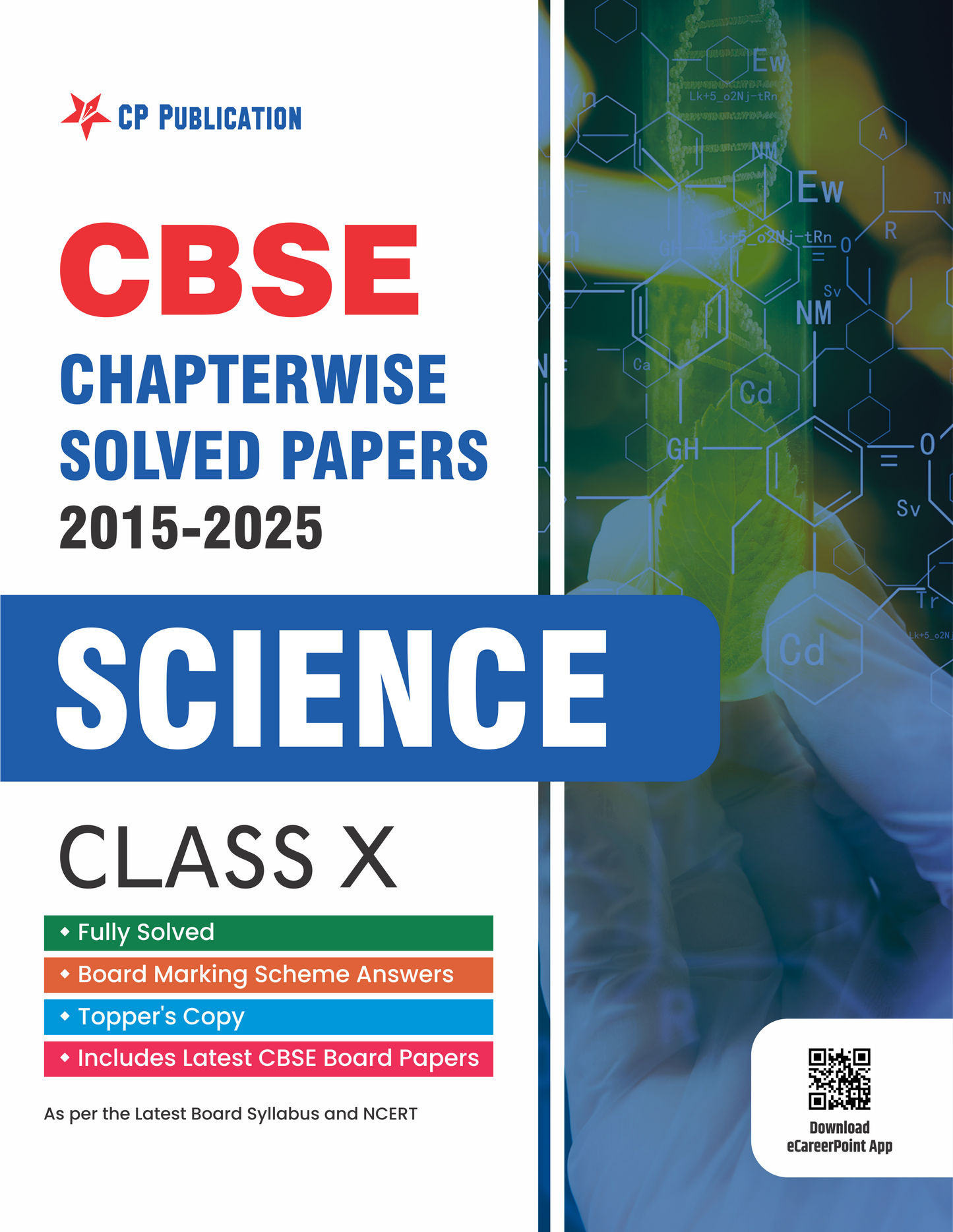 CBSE Chapterwise Question Bank Class 10 Science Solved Papers 2015 to 2025