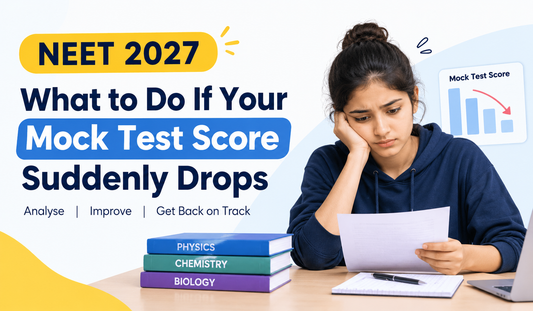 NEET 2027: What to Do If Your Mock Test Score Suddenly Drops