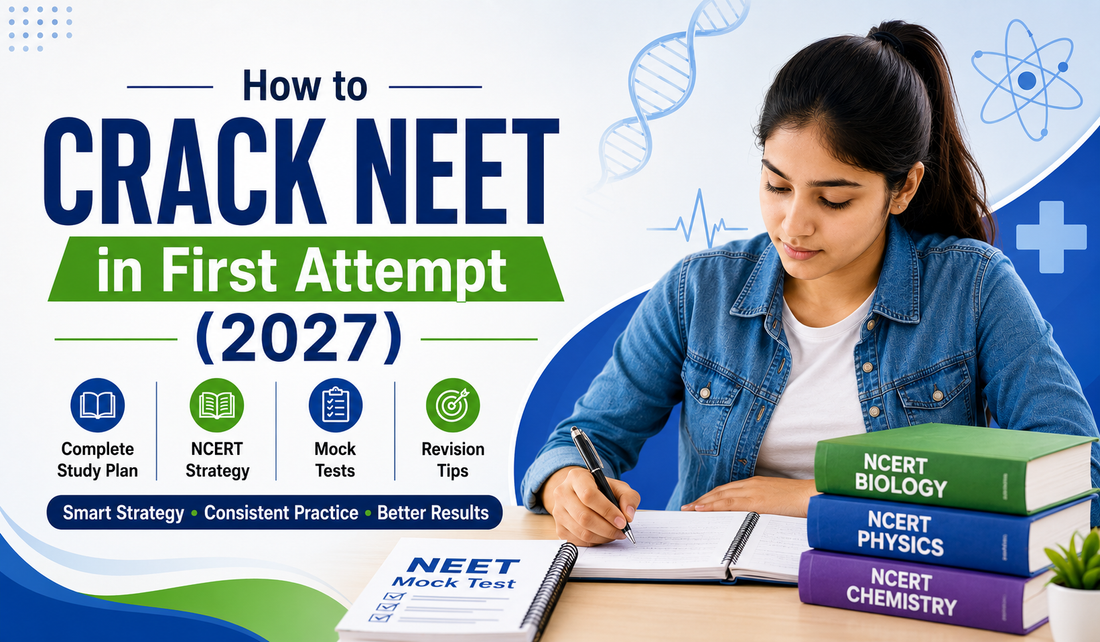 How to Crack NEET in First Attempt (2027): Complete Study Plan, Books, Mock Tests & Expert Tips