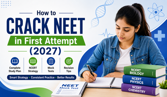 How to Crack NEET in First Attempt (2027): Complete Study Plan, Books, Mock Tests & Expert Tips