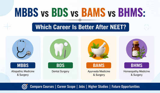 MBBS vs BDS vs BAMS vs BHMS: Which Is Better After NEET?