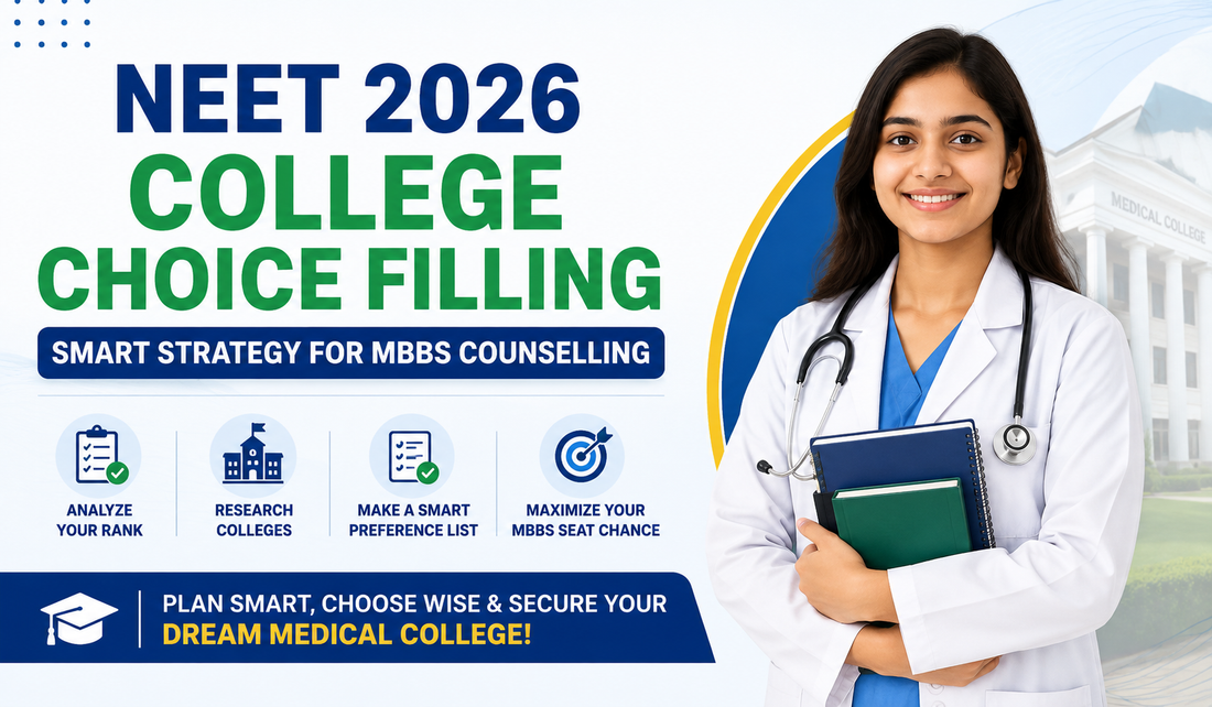NEET 2026 College Choice Filling Strategy: Smart Choice Filling Tips