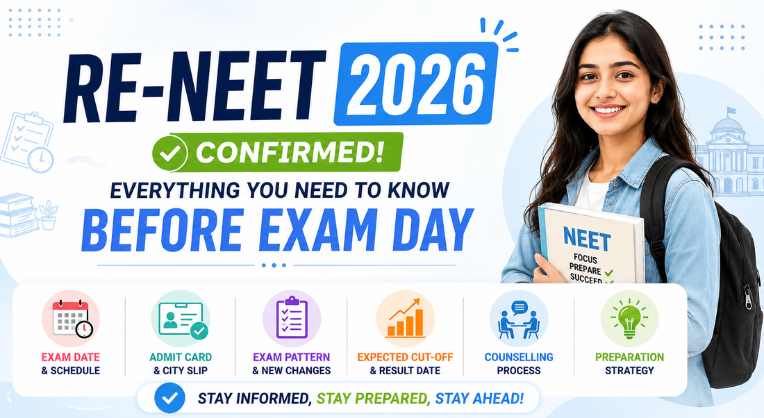 Re-NEET 2026 Confirmed! Everything You Need to Know Before Exam Day