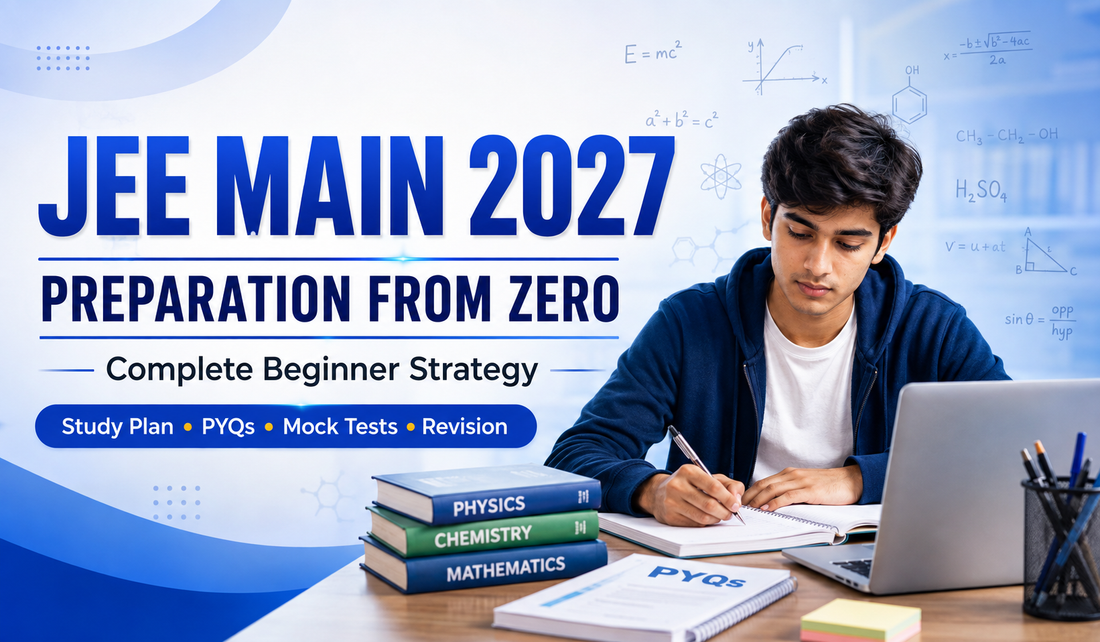 JEE Main 2027 Preparation From Zero: Complete Beginner Strategy