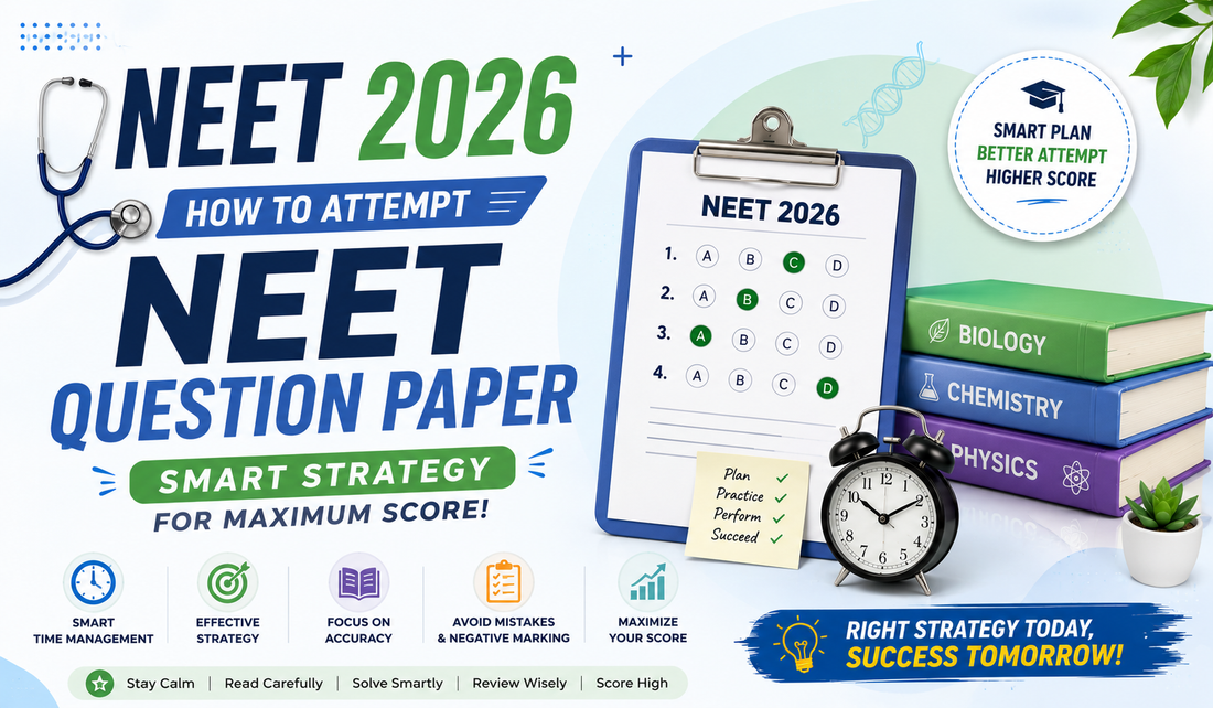 Re-NEET Question Paper Solving Strategy 2026: Avoid Mistakes & Maximize Your Score