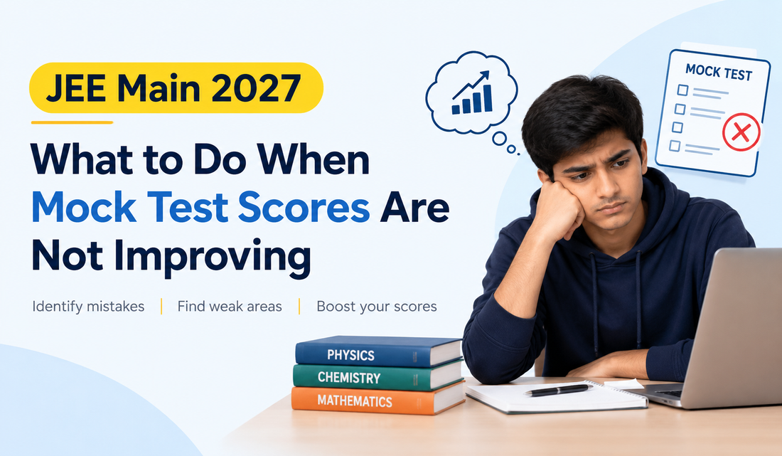 JEE Main 2027: What to Do When Mock Test Scores Are Not Improving?
