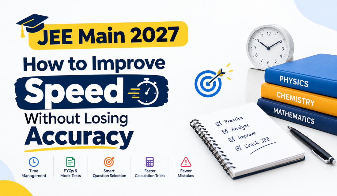 JEE Main 2027: How to Improve Speed Without Losing Accuracy