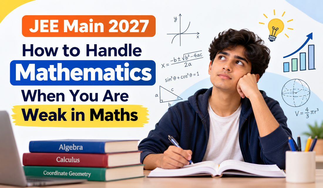 JEE Main 2027: How to Handle Mathematics When You Are Weak in Maths