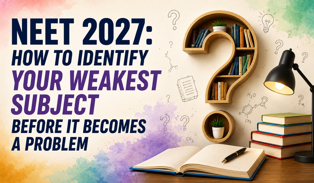 NEET 2027: How to Identify Your Weakest Subject Before It Becomes a Problem