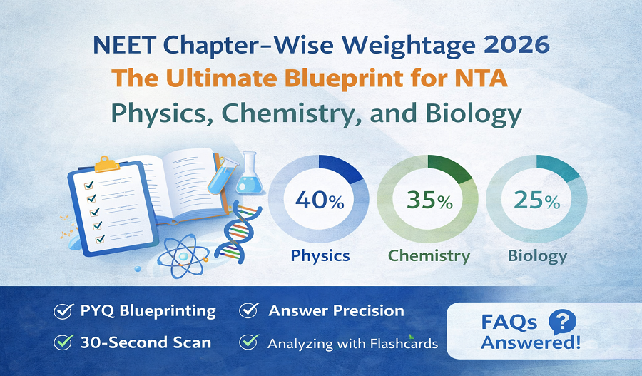 The Pinnacle of Preparation: NEET Chapter Weightage Revealed