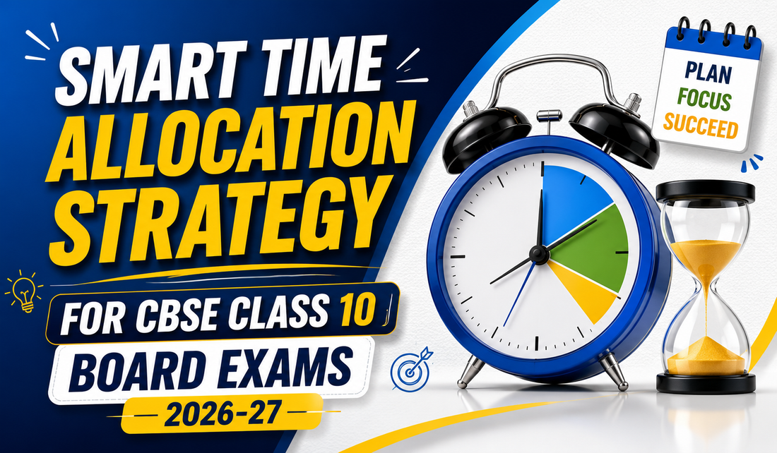 Smart Time Allocation Strategy for CBSE Class 10 Board Exams 2026–27