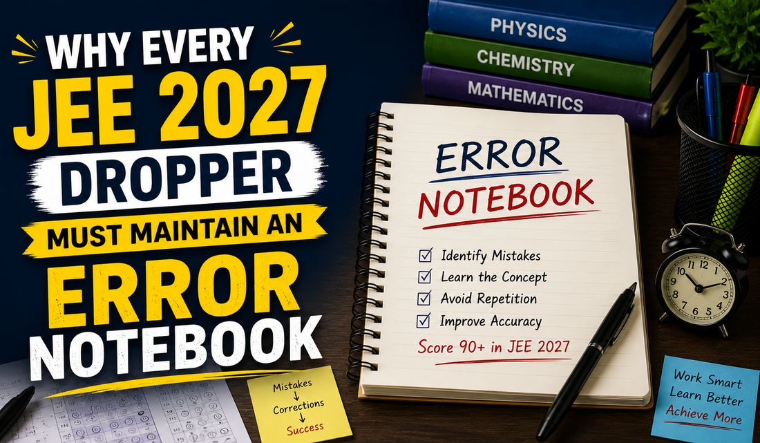 Why Every JEE 2027 Dropper Must Maintain an Error Notebook