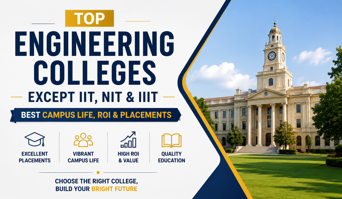 Top Engineering Colleges in India (Except IIT, NIT & IIIT) with the Best Campus Life, ROI & Placements – 2027 Guide