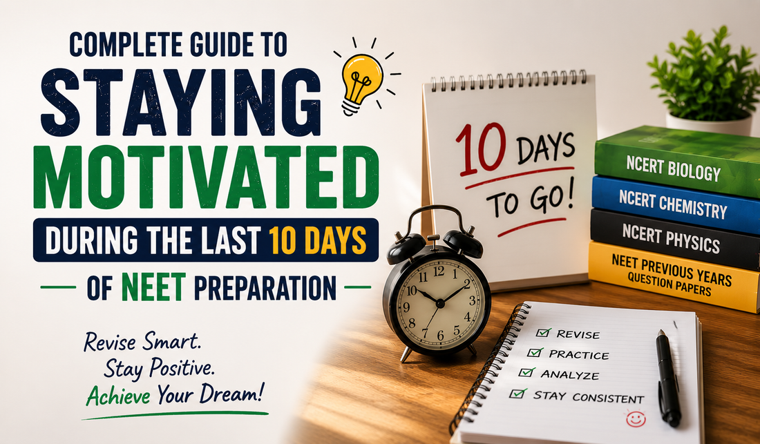 🚀 Complete Guide to Staying Motivated During the Last 10 Days of NEET Preparation