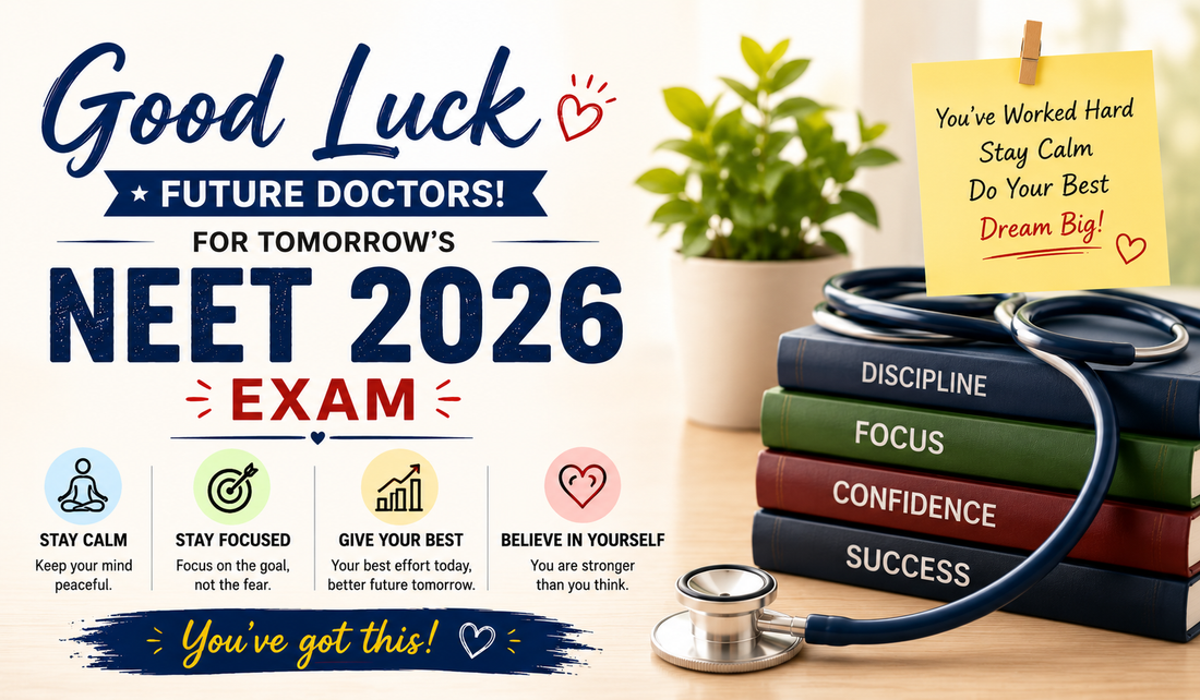 It's the Last Day Before NEET 2026—Read This Before You Sleep
