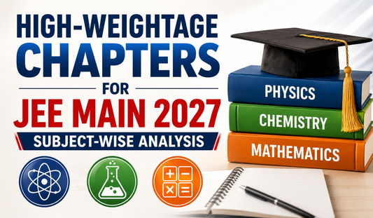 High-Weightage Chapters for JEE Main 2027: Subject-Wise Analysis