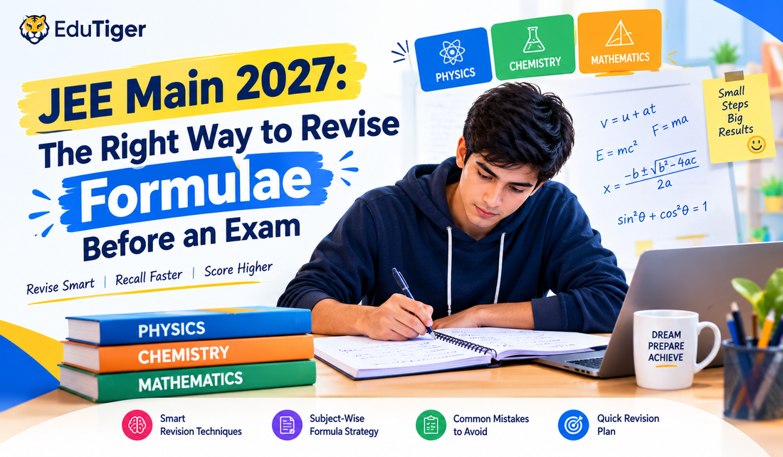 JEE Main 2027: The Right Way to Revise Formulae Before an Exam