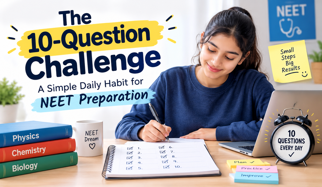 The 10-Question Challenge: A Simple Daily Habit for NEET Preparation
