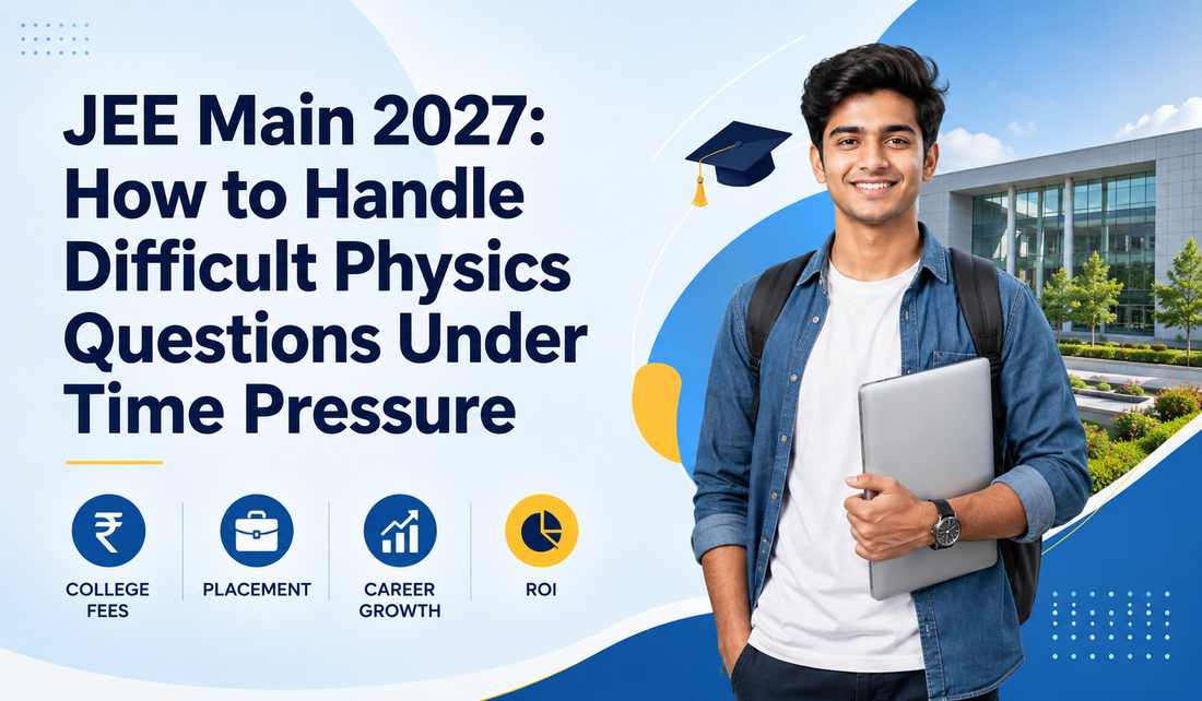 JEE Main 2027: How to Handle Difficult Physics Questions Under Time Pressure