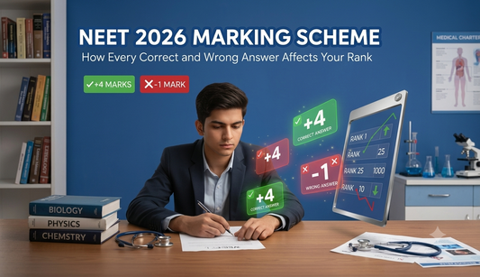 NEET 2026 Marking Scheme: How Every Correct and Wrong Answer Affects Your Rank