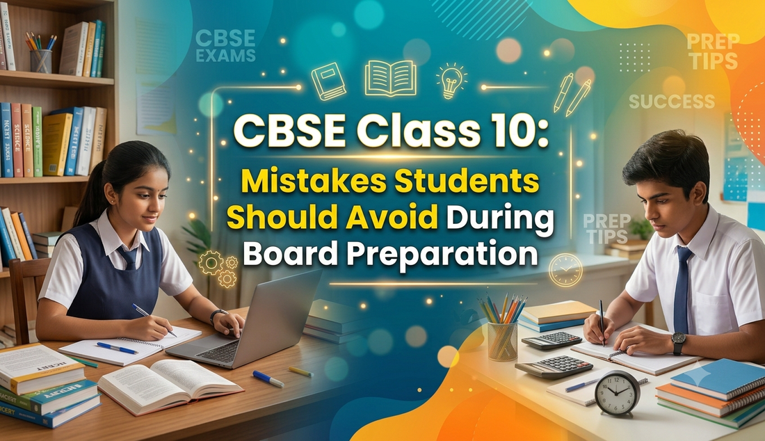 CBSE Class 10: Mistakes Students Should Avoid During Board Preparation