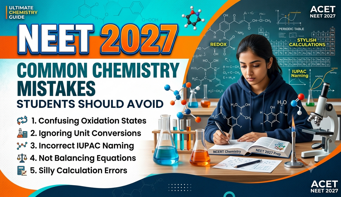 NEET 2027: Common Chemistry Mistakes Students Should Avoid