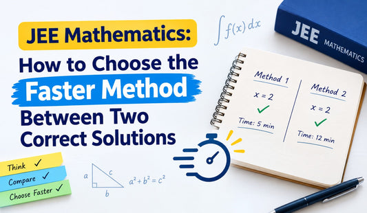 JEE Mathematics: How to Choose the Faster Method Between Two Correct Solutions