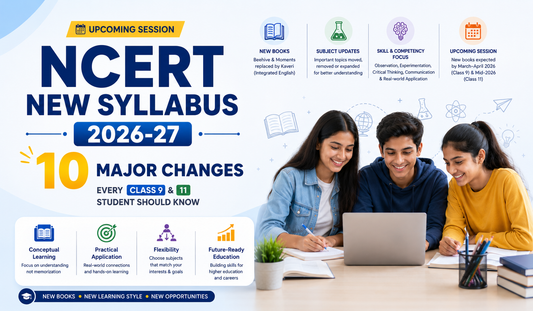 NCERT New Syllabus 2026-27: 10 Major Changes Every Class 9 & 11 Student Should Know
