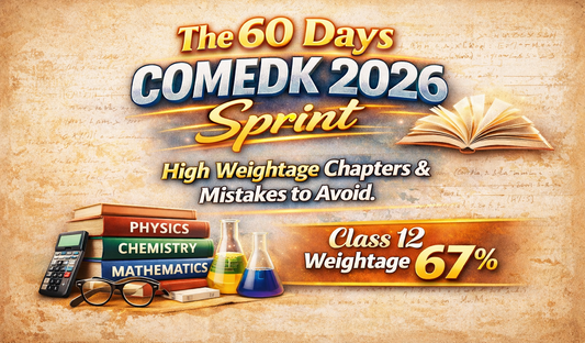 COMEDK UGET 2026 : Study Plan