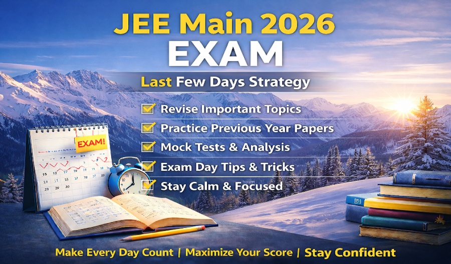JEE Main 2026 : Top Revision Tips You Need to Know