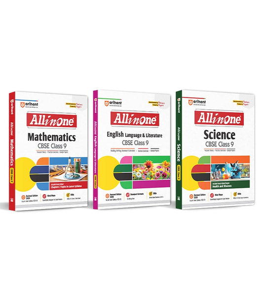 All In One Mathematics, English Language & Literature, Science, Class 9th Based On Latest NCERT For CBSE Exams 2025