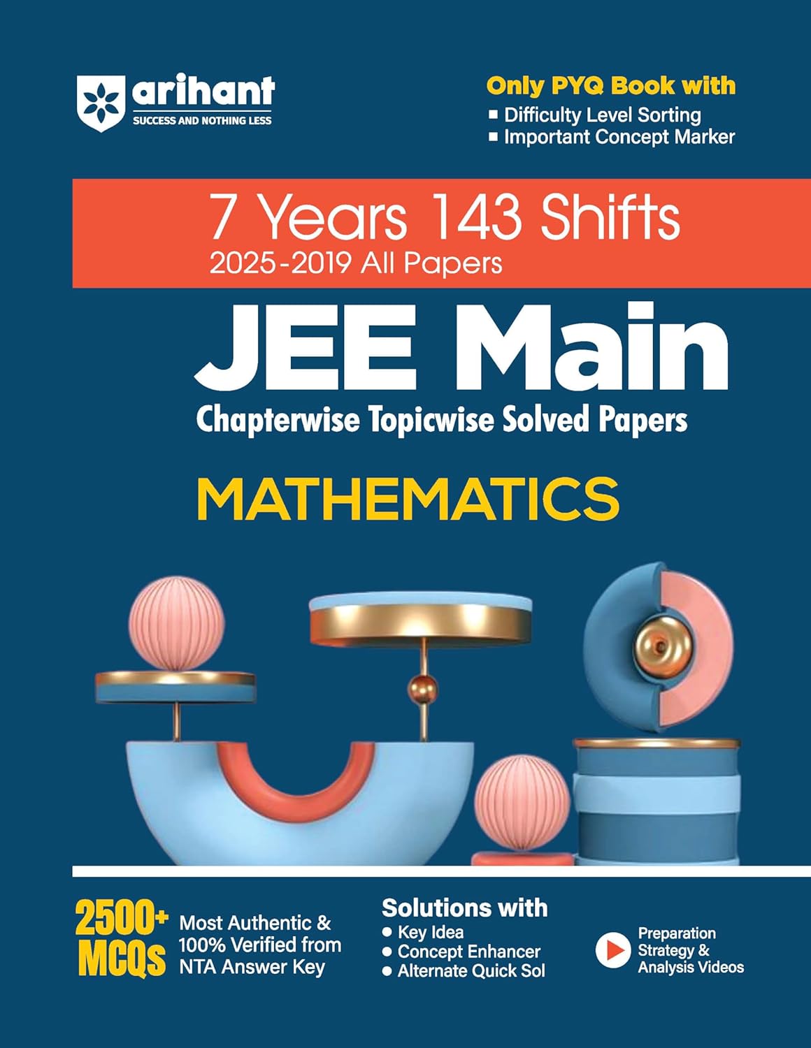 Arihant 7 Years JEE Main Mathematics Chapterwise & Topicwise Solved Papers