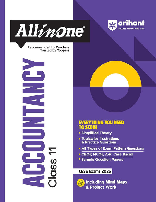 Arihant All in One Accountancy Class 11 for CBSE Exams 2025-26